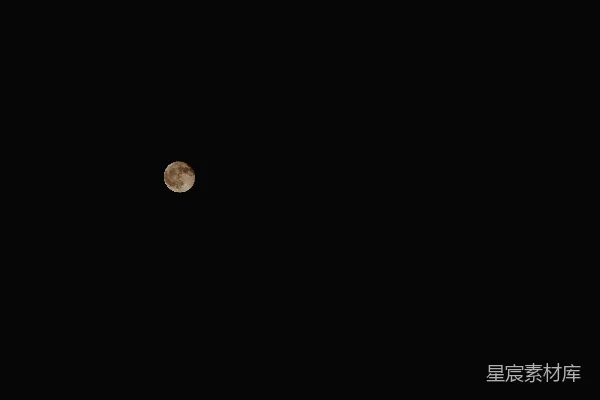 高清摄影 夜空中的一轮明月