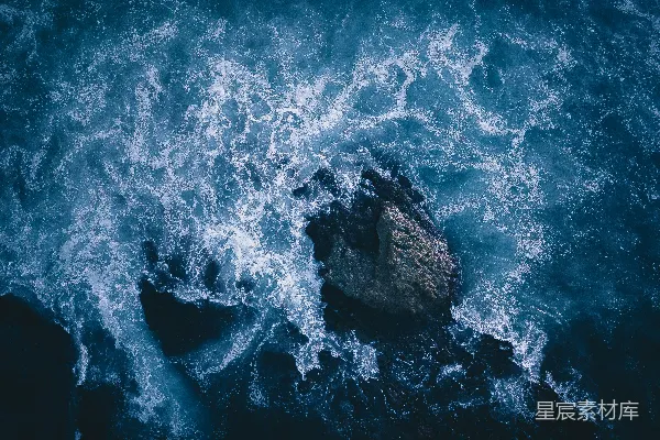 高清摄影 海浪与岩石