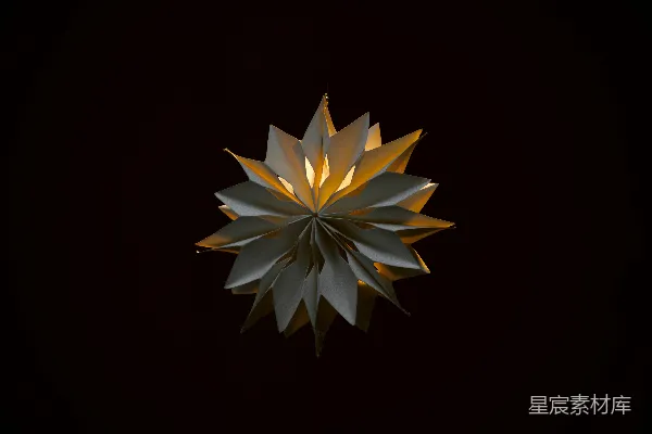 高清摄影 星形吊灯