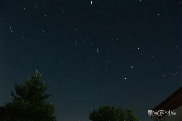 高清摄影 夜空星轨