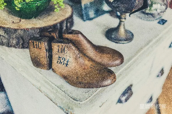 高清摄影 复古鞋模