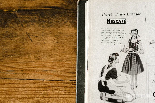 高清摄影 复古咖啡广告：忙里偷闲的Nescafé时光