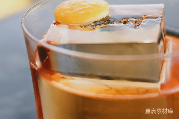 高清摄影 冰镇柠檬茶