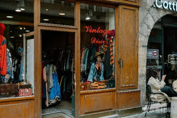 高清摄影 复古商店橱窗