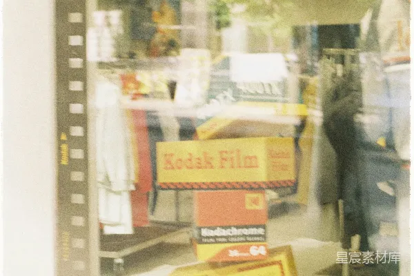 高清摄影 复古胶卷店橱窗
