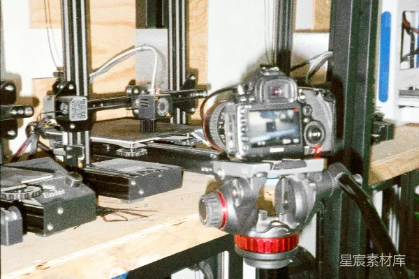 高清摄影 3D打印机与相机的协作