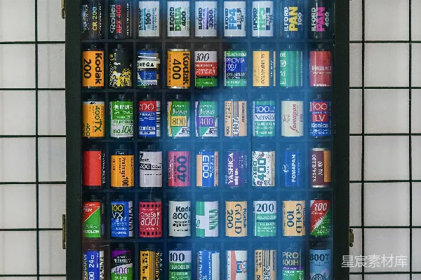 高清摄影 复古胶卷展示柜
