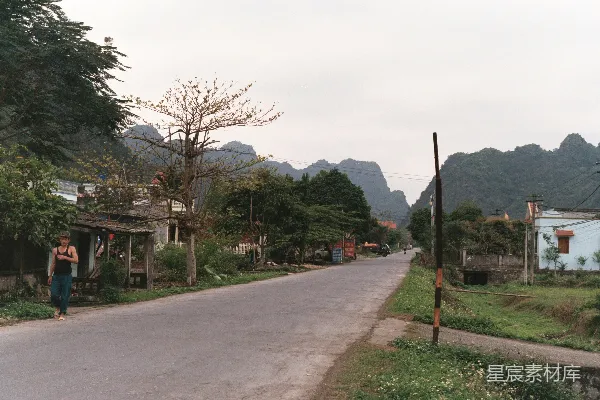 高清摄影 越南乡村的宁静一景