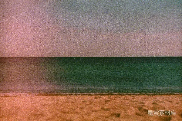 高清摄影 宁静的海滩黄昏