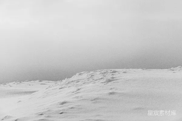 高清摄影 雪地迷雾