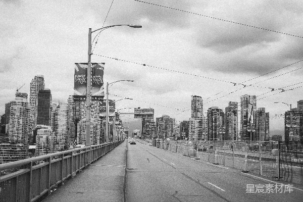 高清摄影 都市的静谧桥景