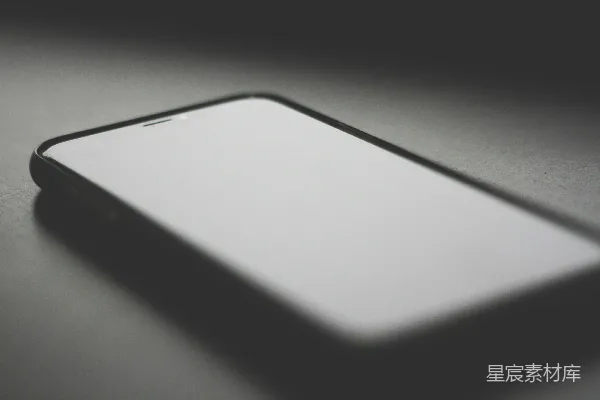 高清摄影 简约线条的智能手机