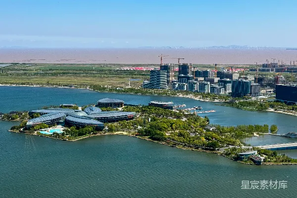 高清摄影 现代城市与自然景观的完美结合