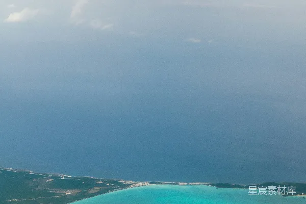 高清摄影 蔚蓝海岸的俯瞰图
