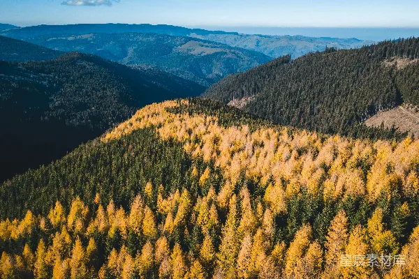 高清摄影 秋日山林的壮丽景色