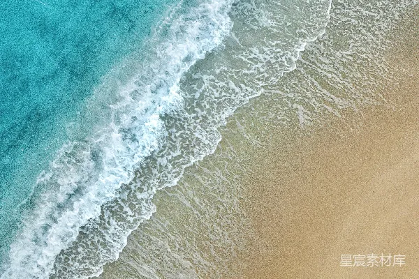 高清摄影 海滩上的波浪