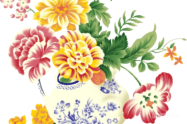 元素素材 花瓶