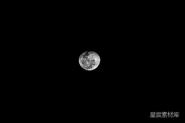 高清摄影 夜空中的明月
