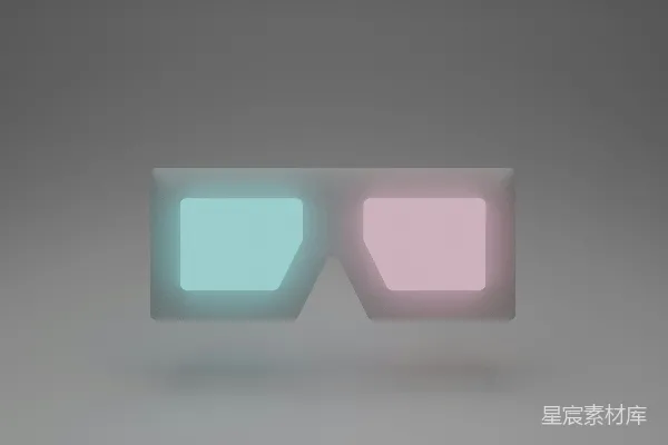 高清摄影 复古3D眼镜