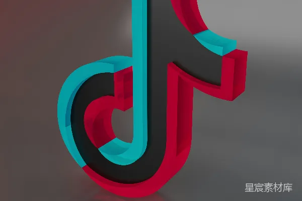高清摄影 抖音音乐符号3D渲染