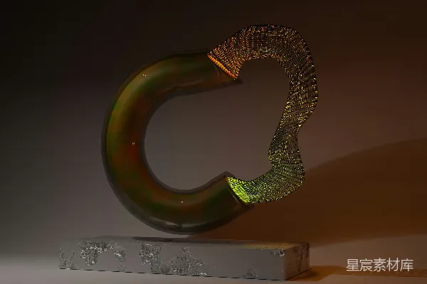 高清摄影 动态几何艺术作品