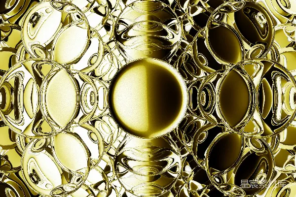 高清摄影 金色漩涡抽象艺术