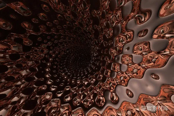 高清摄影 金属质感的漩涡背景