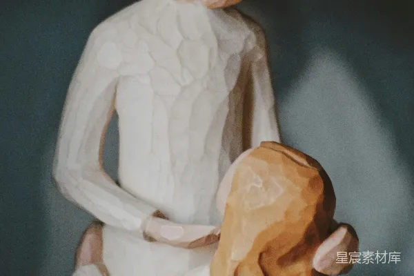 高清摄影 温馨母子木雕