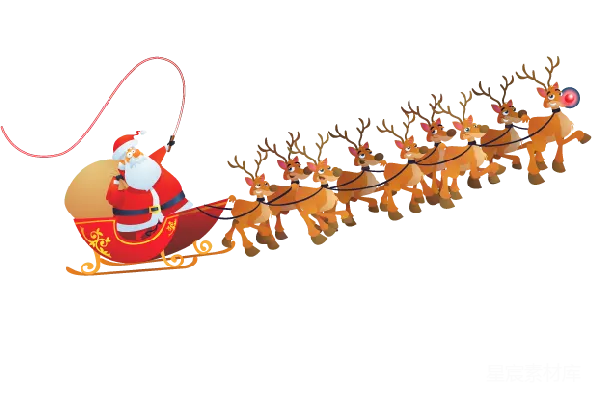 元素素材 雪人 Santa