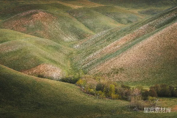 高清摄影 绿草.fields和山峦