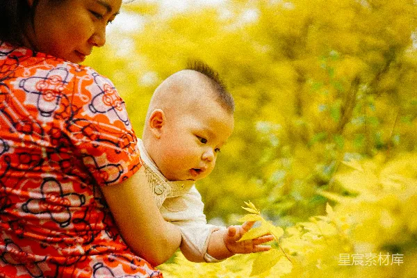 高清摄影 母子共度美好时光