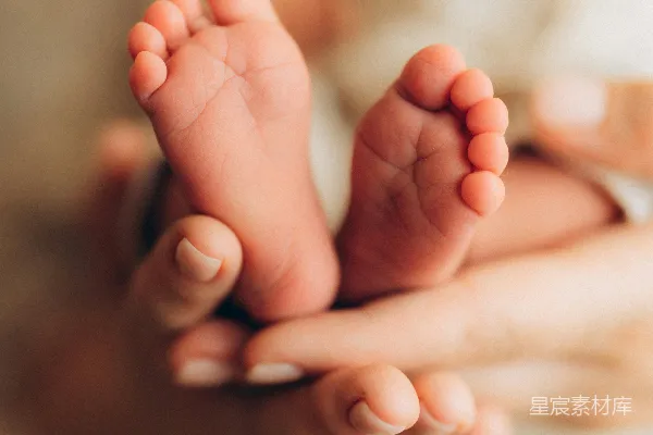 高清摄影 温柔的拥抱：新生婴儿的脚