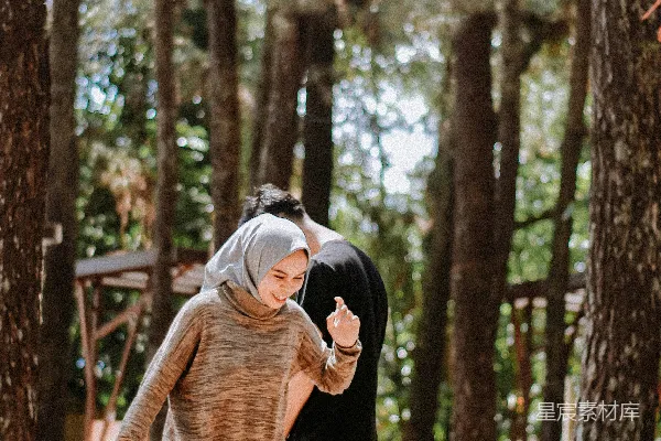 高清摄影 森林中的欢笑时光