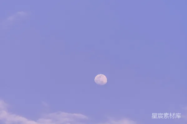 高清摄影 夜空中的月亮