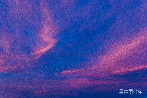 高清摄影 日落天空的梦幻色彩