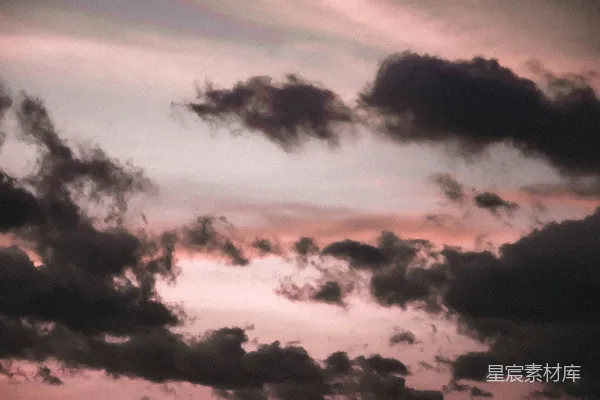 高清摄影 夕阳下的云海