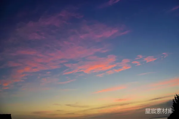 高清摄影 日落时的天空