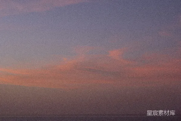 高清摄影 日落时分的宁静天空