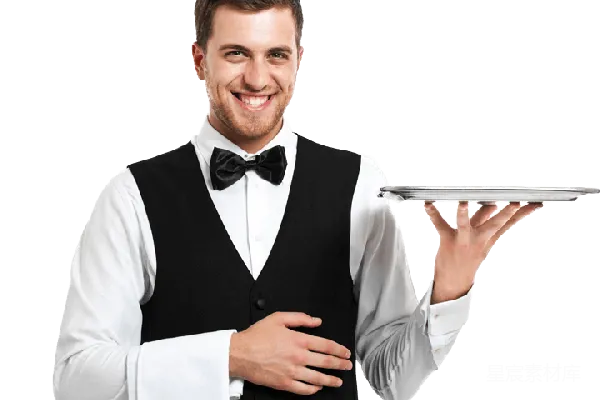 元素素材 waiter