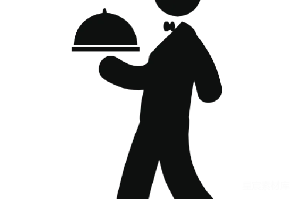 元素素材 waiter
