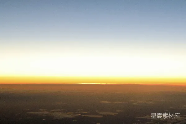 高清摄影 日落时分的宁静天空