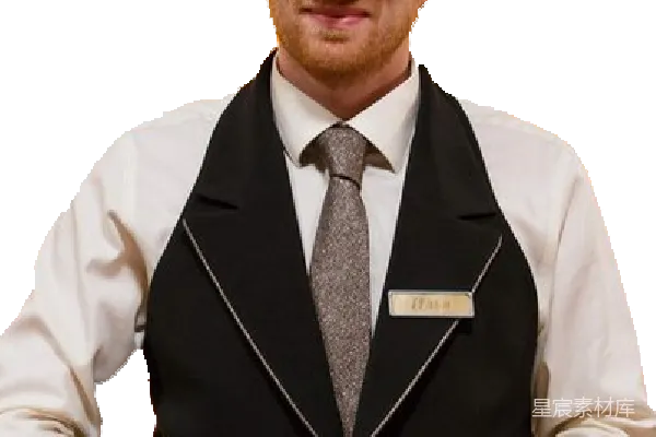 元素素材 waiter