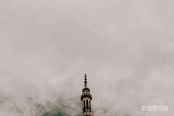高清摄影 摩天塔与天空