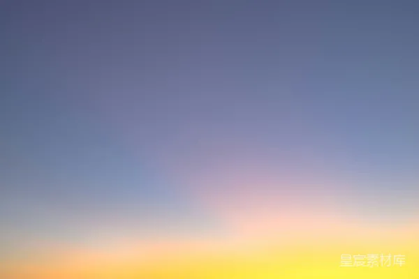 高清摄影 日落渐变天空
