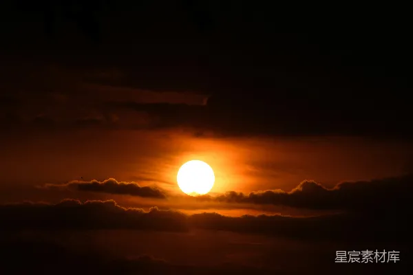 高清摄影 夕阳西下