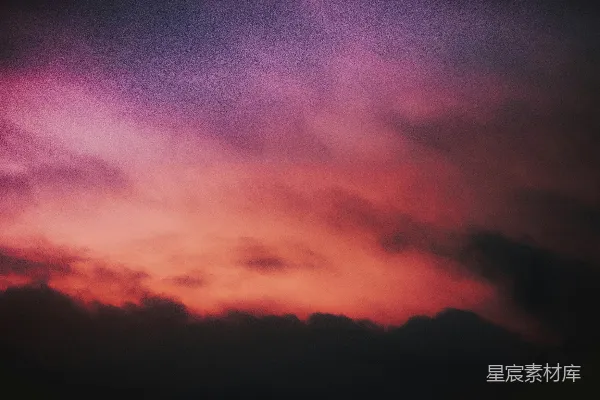 高清摄影 暮色黄昏的天空