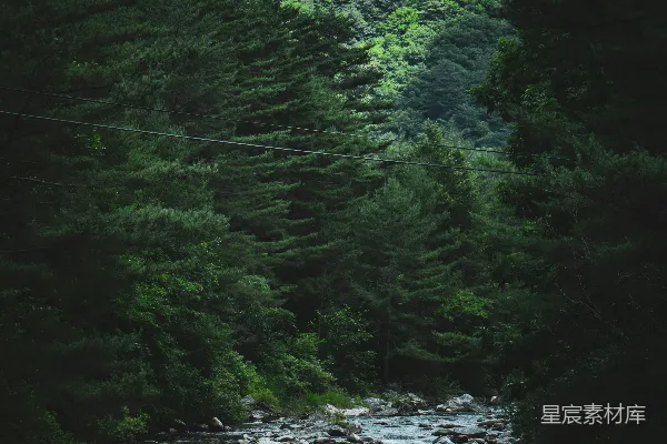 高清摄影 山间小溪
