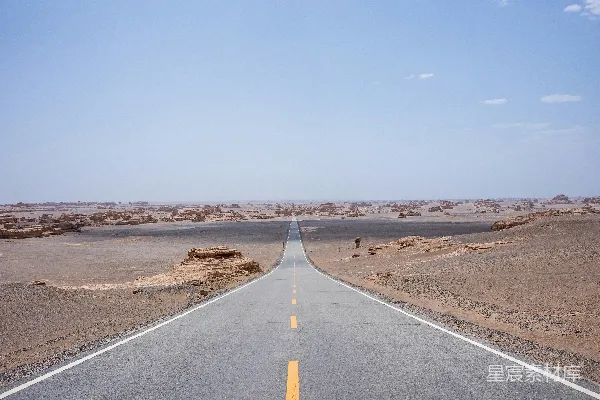 高清摄影 荒漠中的公路