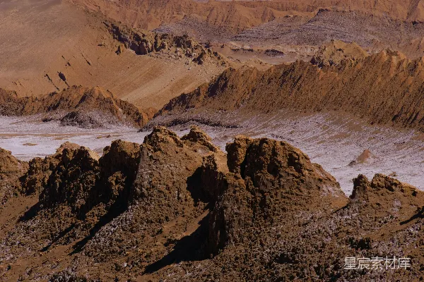 高清摄影 荒凉的火山口