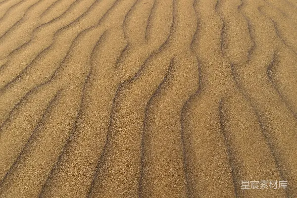 高清摄影 沙漠的波浪线